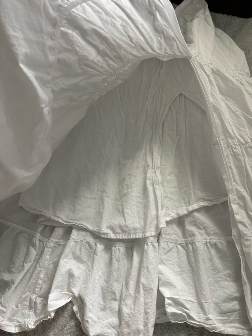Wild Fable Lace inset Tiered Maxi Skirt - Picture 3 of 5